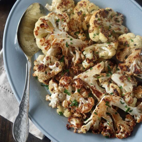 Roasted Cauliflower - Recipe photo by thegalleygourmet