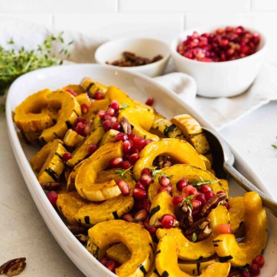 Roasted Delicata Squash - Recipe photo by Chef Ani