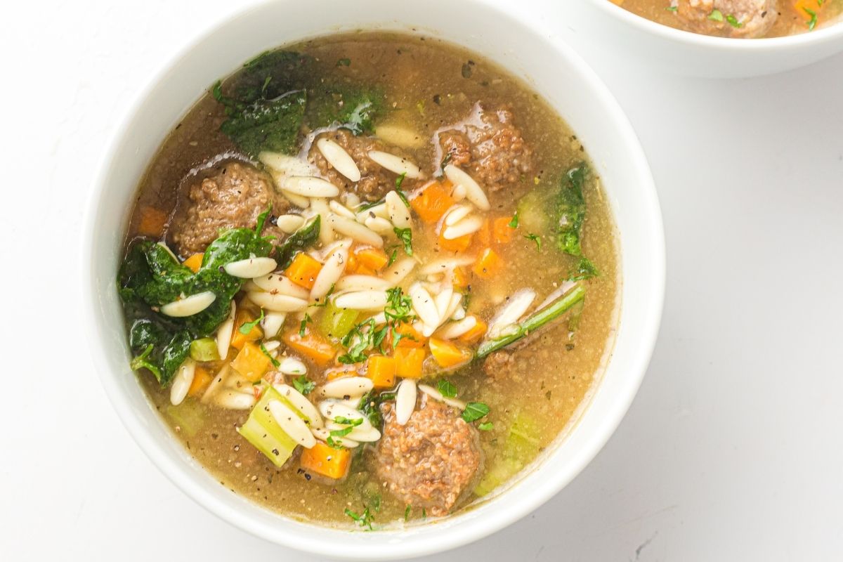 Slow Cooker Italian Wedding Soup - Recipe photo by jenn@cookwhatyoulove.com