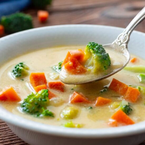 Broccoli Cheese Soup - Recipe photo by The Cookin Chicks