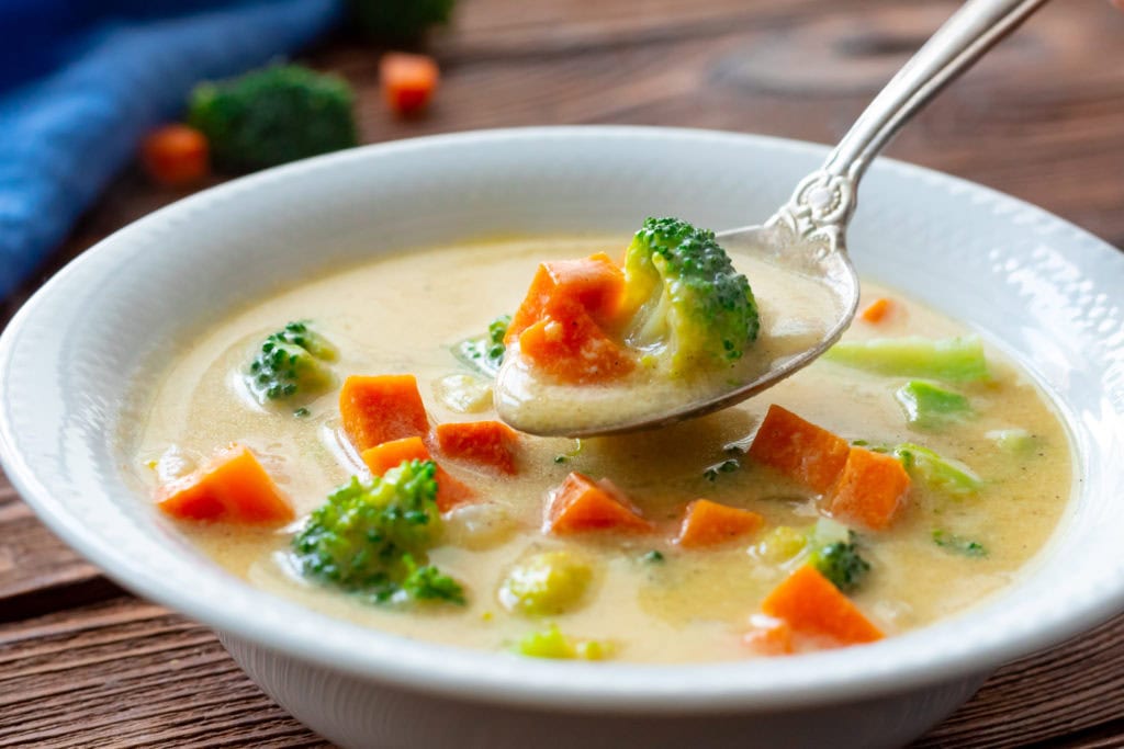 Broccoli Cheese Soup - Recipe photo by The Cookin Chicks