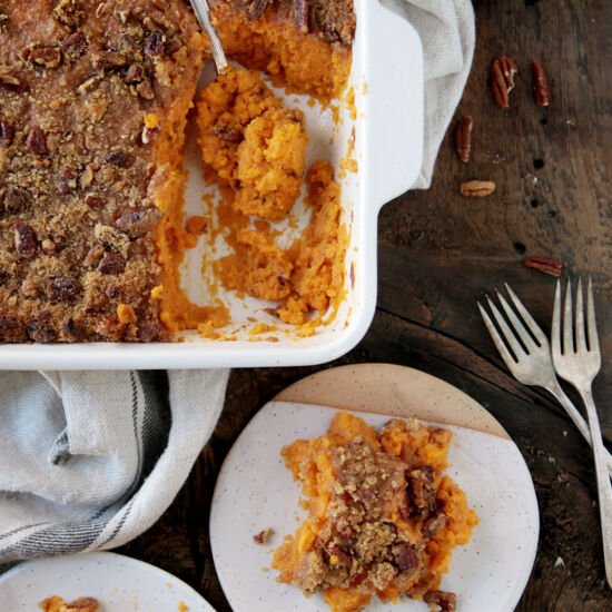 Sweet Potato Casserole - Recipe photo by The Merrythought