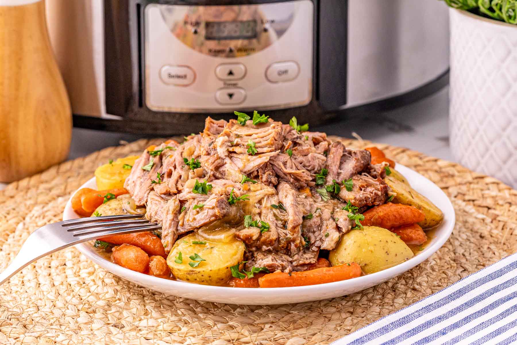 Crock Pot Pork Roast with Potatoes - Recipe photo by ImmigrantsTable
