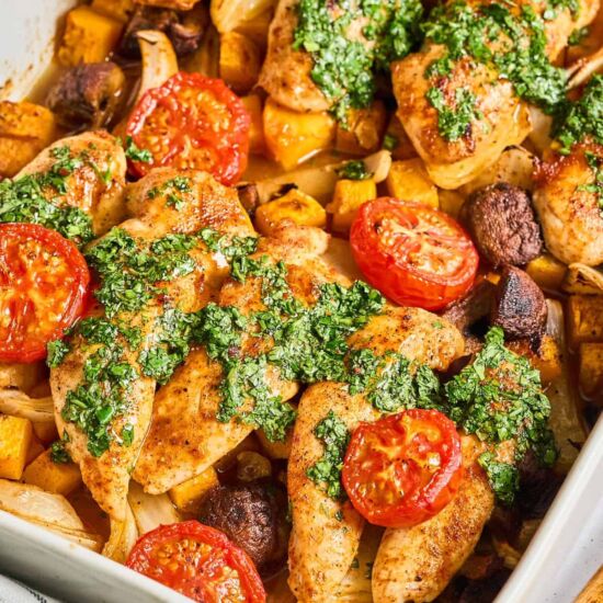 Baked Chicken and Veggies - Recipe photo by Easy Chicken Recipes