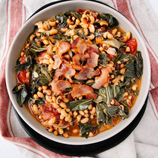 Black Eyed Peas and Collard Greens - Recipe photo by Intentional Hospitality