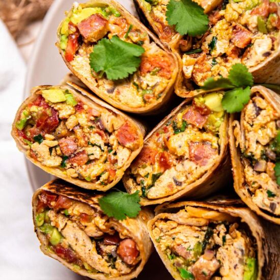 Chorizo Breakfast Burrito - Recipe photo by Absolute Foodie