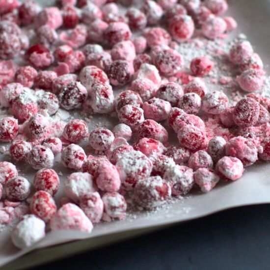 Candied Cranberries - Recipe photo by Intentionally Eat