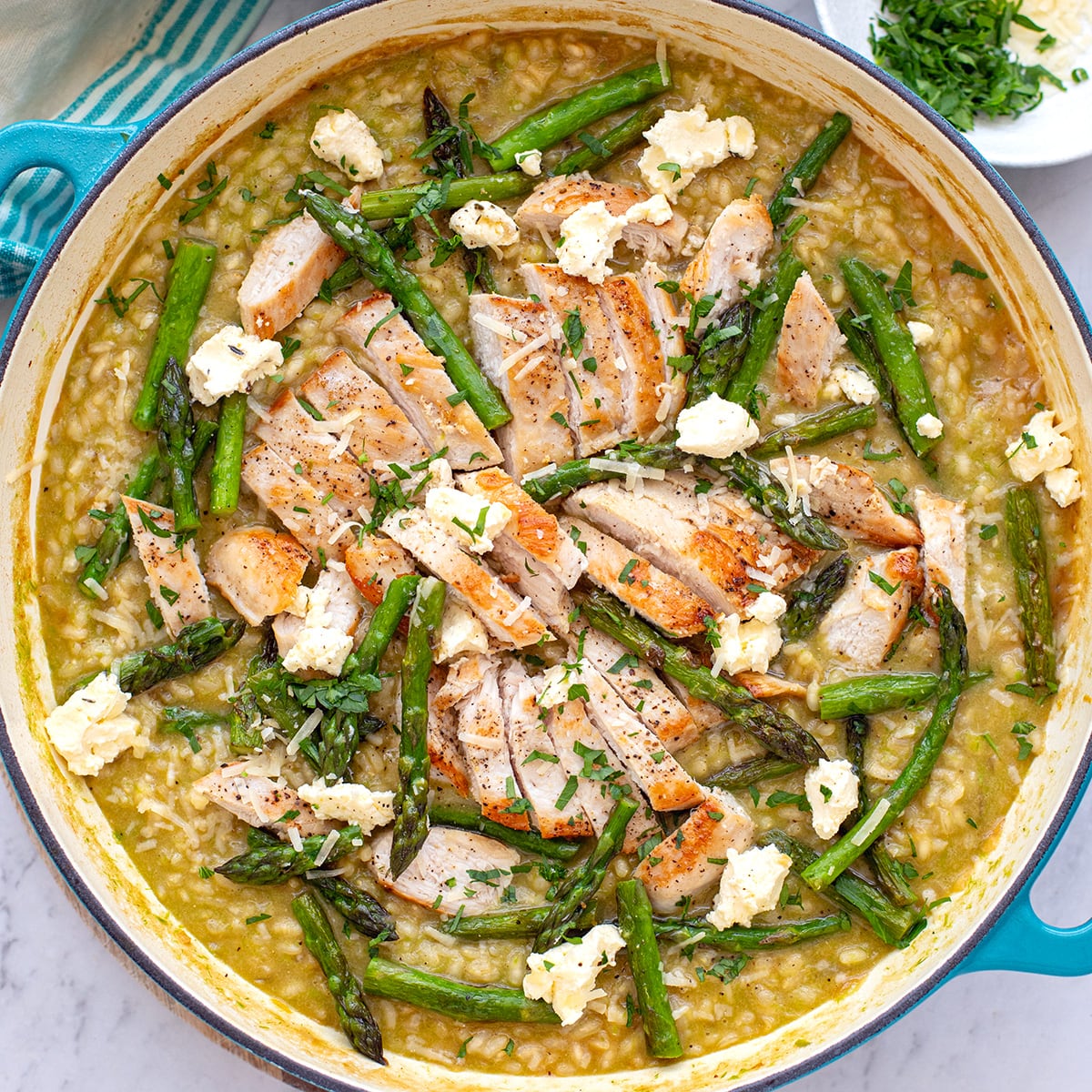 Chicken Asparagus Risotto - Recipe photo by IrenaMacri