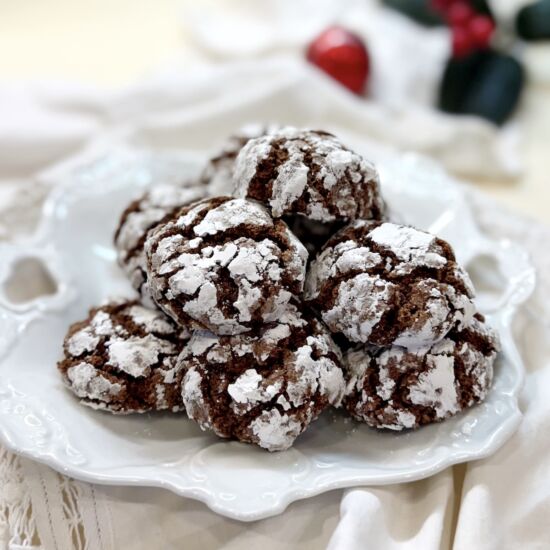 Chewy Chocolate Almond Cookies - Recipe photo by Keeping It Simple Italian