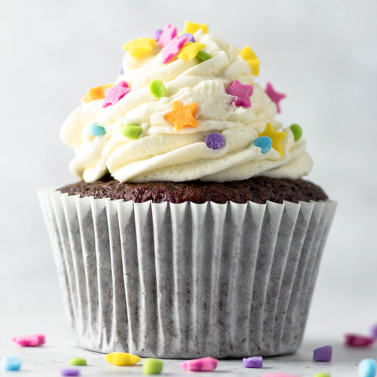 Small Batch Chocolate Cupcakes - Recipe photo by simplynutfree