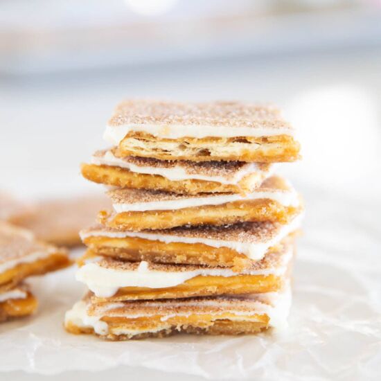 Churro Saltine Toffee - Recipe photo by I Heart Naptime