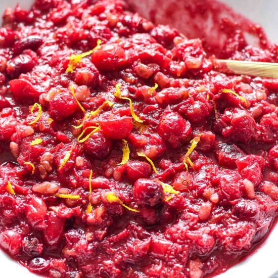 Simple Cranberry Chutney - Recipe photo by goodnomshoney