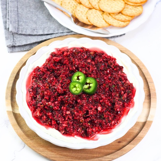 Cranberry Jalapeno Dip - Recipe photo by nowcookthis