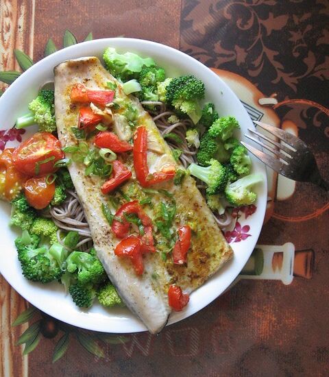 Curry Spiced Trout Fillets - Recipe photo by escapetofood