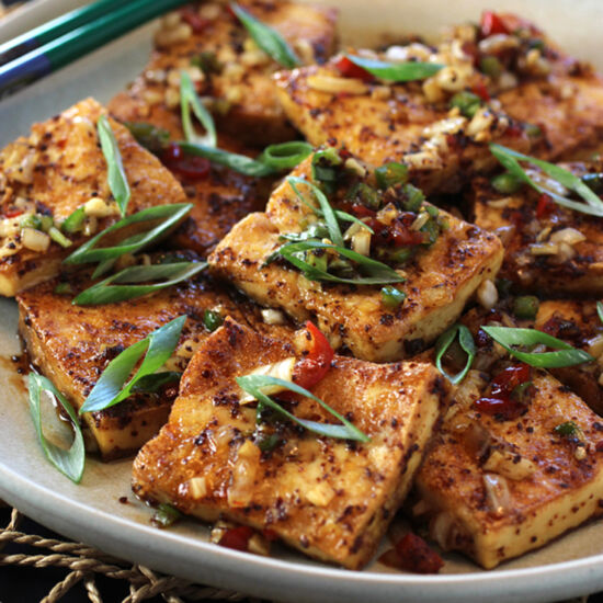 Korean Spicy Braised Tofu - Recipe photo by Food Gal