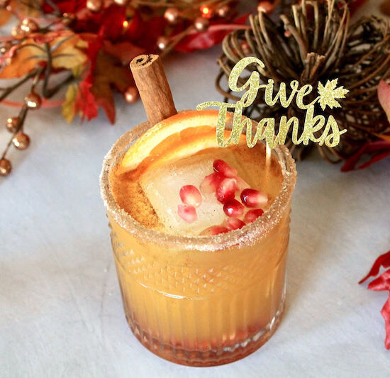 Easy Thanksgiving Margarita - Recipe photo by Red Wine Dragons