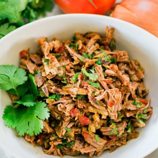Venezuelan Carne Mechada - Recipe photo by A Latin Flair