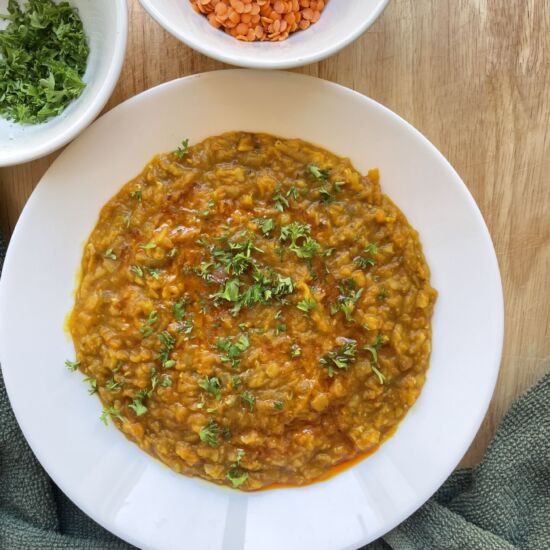 Pumpkin Dal - Recipe photo by Theplantbowls