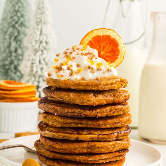 Vegan Gingerbread Pancakes - Recipe photo by oohlalaitsvegan