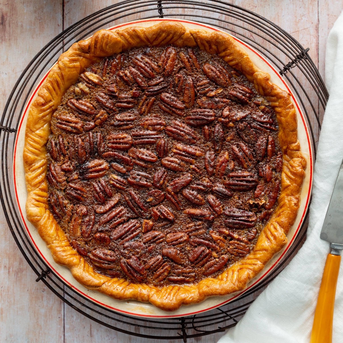 Southern Bourbon Pecan Pie - Recipe photo by LittleBlackSkillet