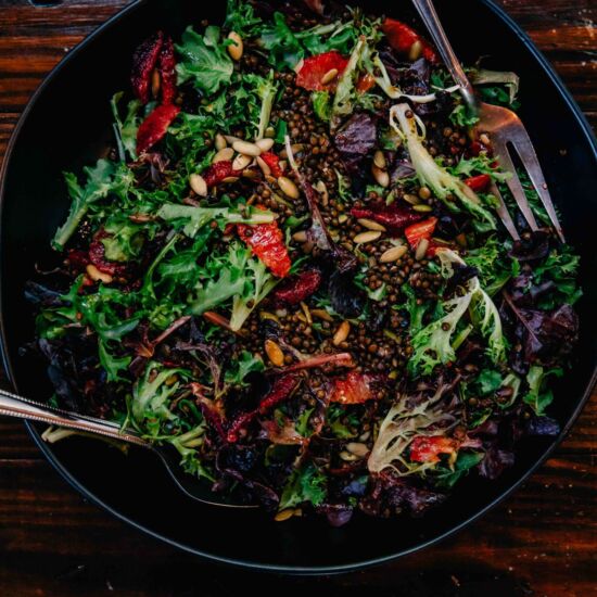 Blood Orange Lentil Salad - Recipe photo by wellandfull