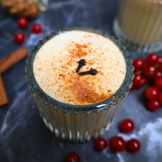 Easy Homemade Egg Nog - Recipe photo by Keep Up Cooking