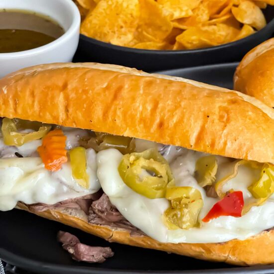 Slow Cooker Italian Beef Sandwiches - Recipe photo by dontsweattherecipe