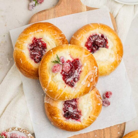 Cranberry Cheesecake Brioche Buns - Recipe photo by sift_with_kima