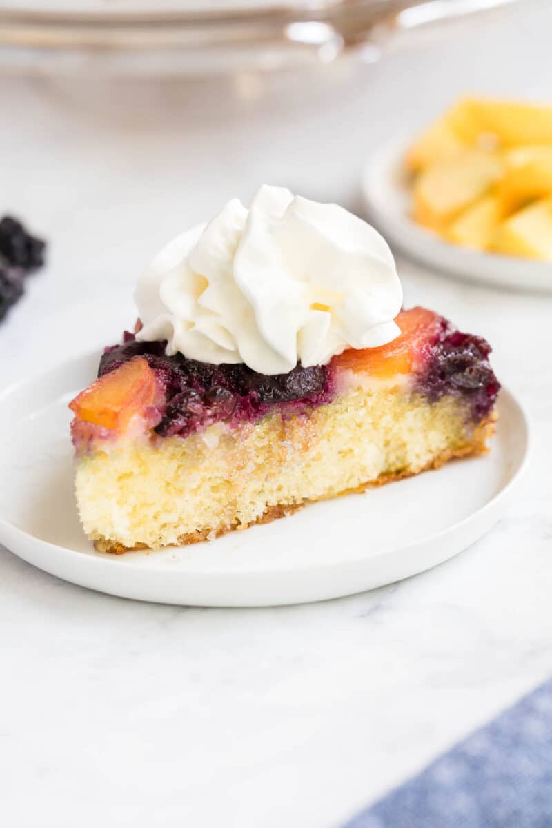 Peach Blueberry Cake - Recipe photo by southern food and fun