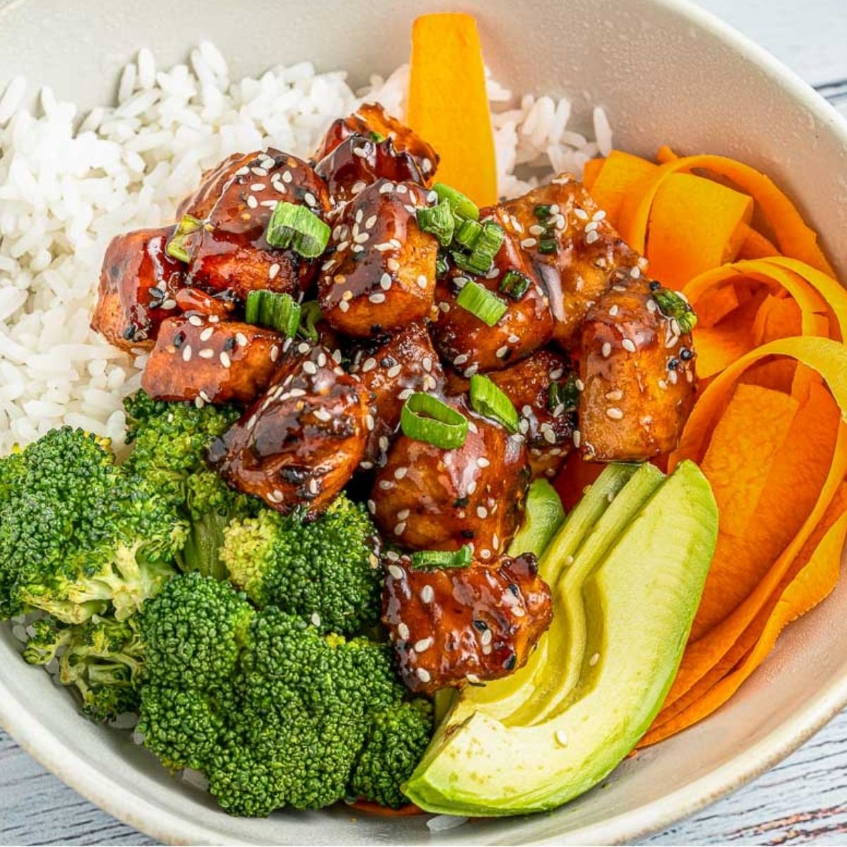 Easy Salmon Bowls - Recipe photo by ToSimplyInspire