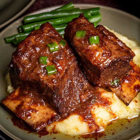 Slow-Cooked Beef Short Ribs - Recipe photo by cookingwithlei