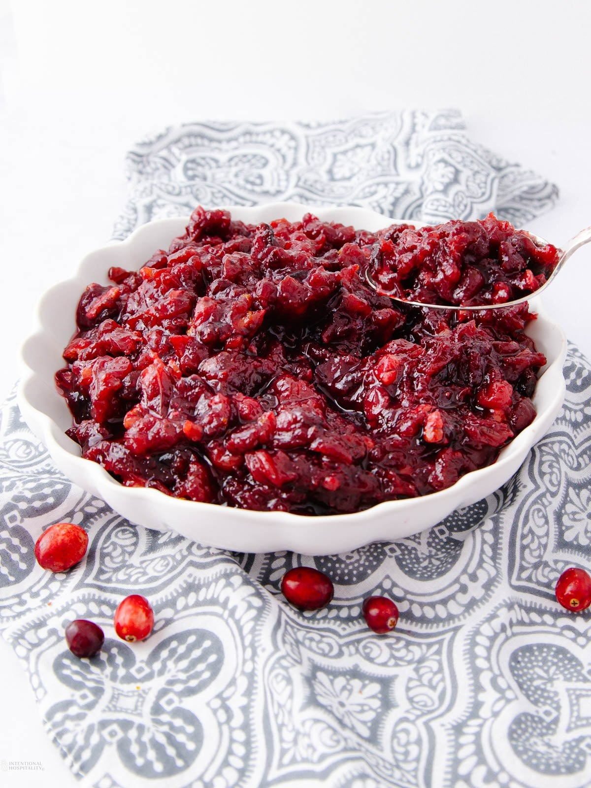 Slow Cooker Cranberry Sauce - Recipe photo by Intentional Hospitality