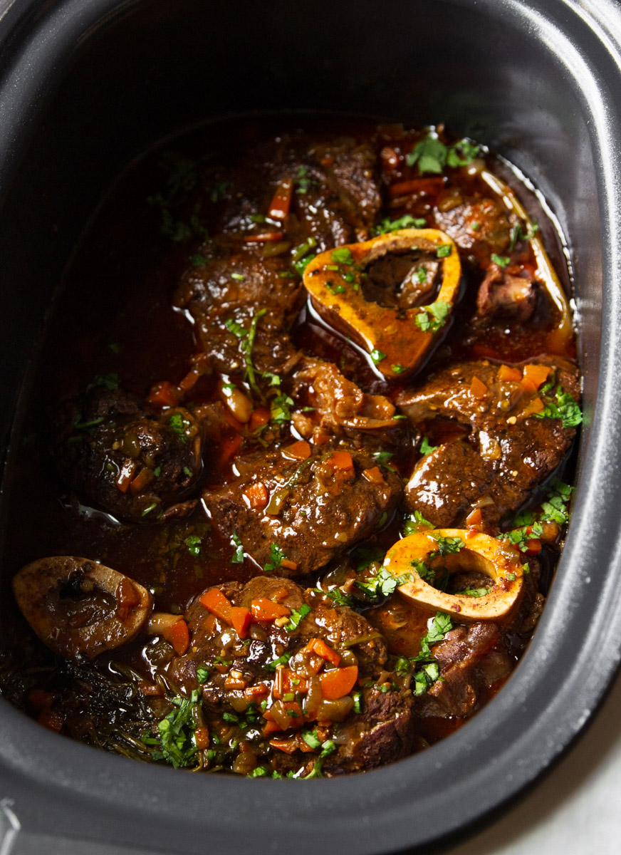 Slow Cooker Bourbon Osso Buco - Recipe photo by Garden in the kitchen
