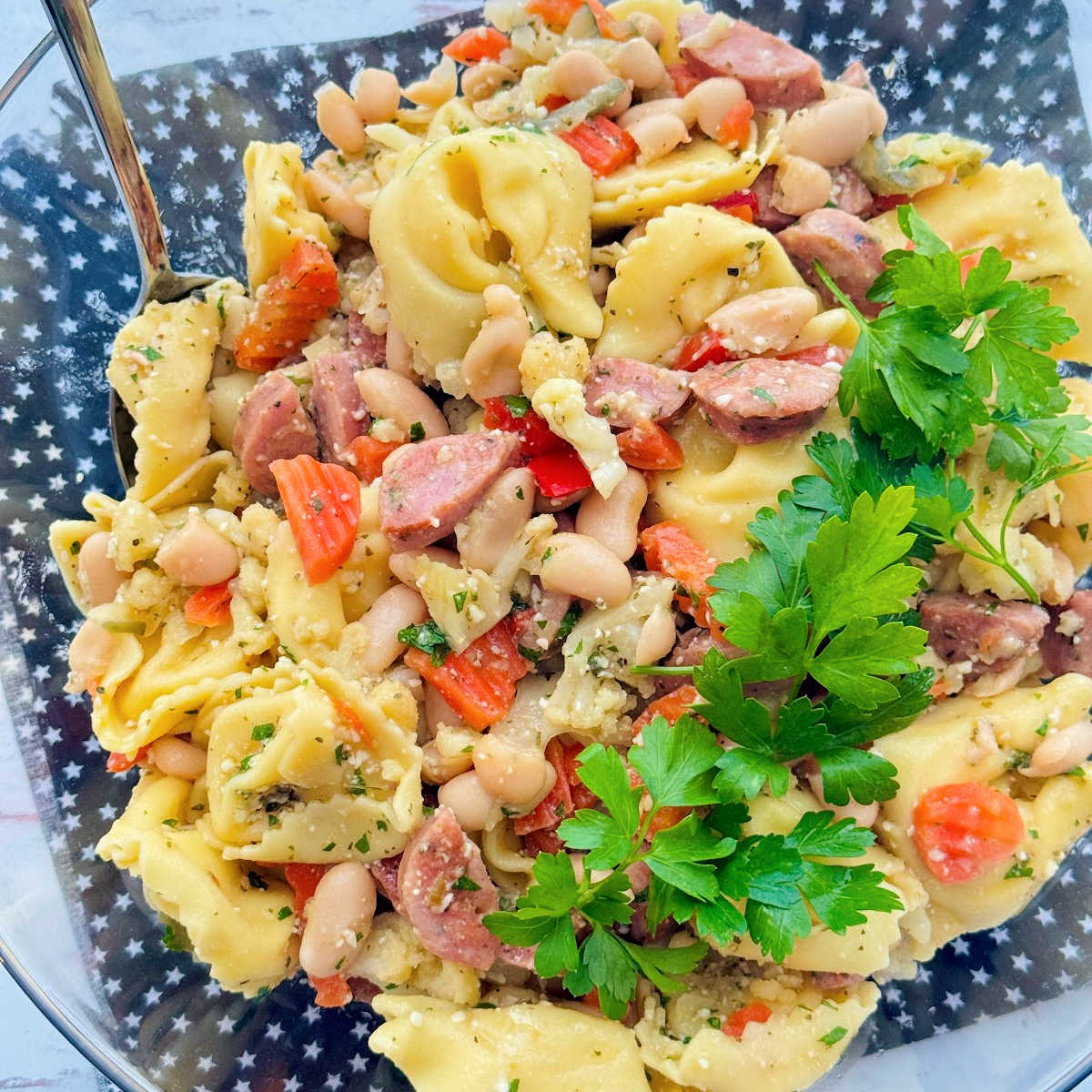 Tortellini Pasta Salad - Recipe photo by Foodtastic Mom