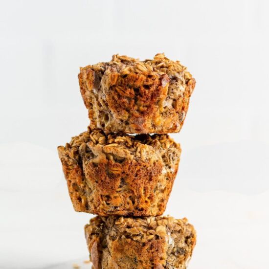Healthy Banana Oat Muffins - Recipe photo by livingchirpy