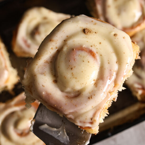 Brown Butter Apple Cinnamon Rolls - Recipe photo by Apinchofzest