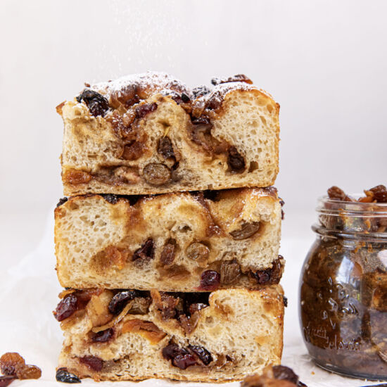 Fruit Mince Focaccia - Recipe photo by spicyicecream