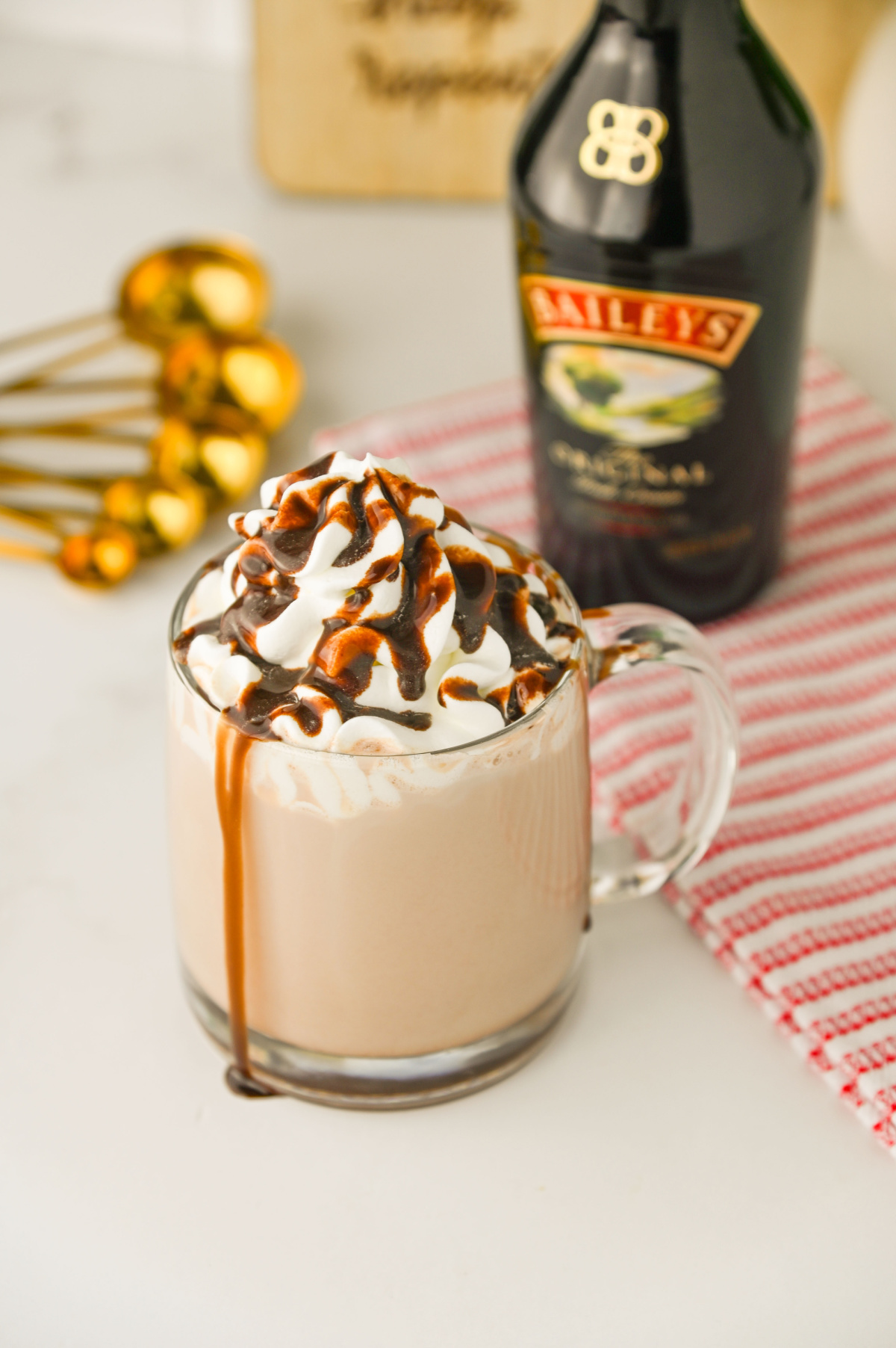 Boozy Hot Chocolate - Recipe photo by The Cookin Chicks