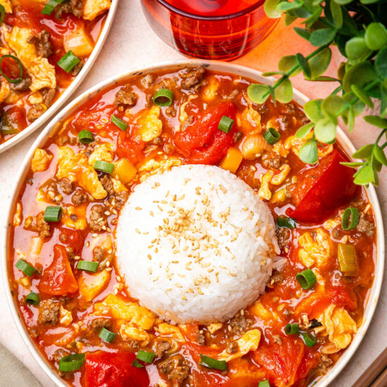 Chinese Ground Beef, Tomato and Egg - Recipe photo by cookingwithlei