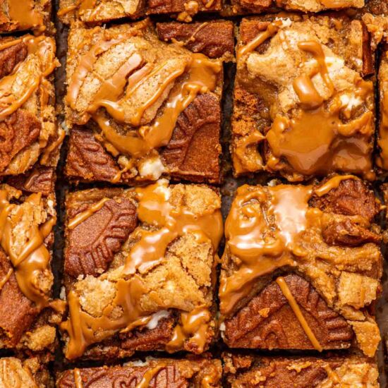 Biscoff Blondies - Recipe photo by Abi Thiya
