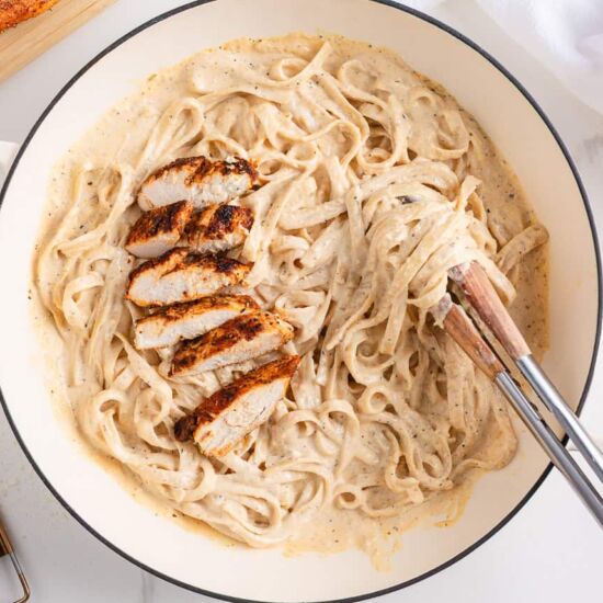 Blackened Chicken Alfredo - Recipe photo by I Heart Naptime