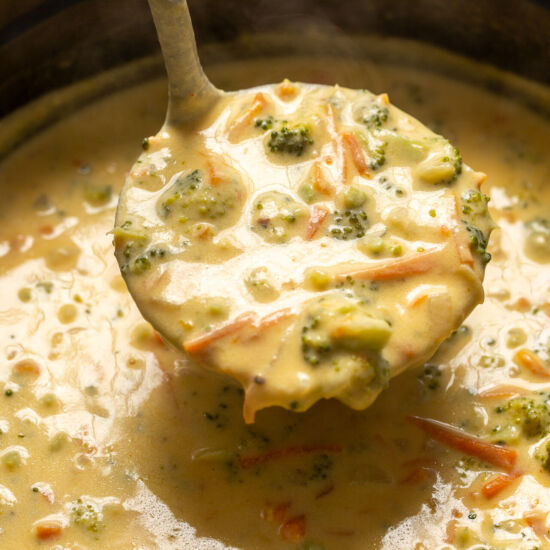 Broccoli Cheddar Soup - Recipe photo by Savingroomfordessert