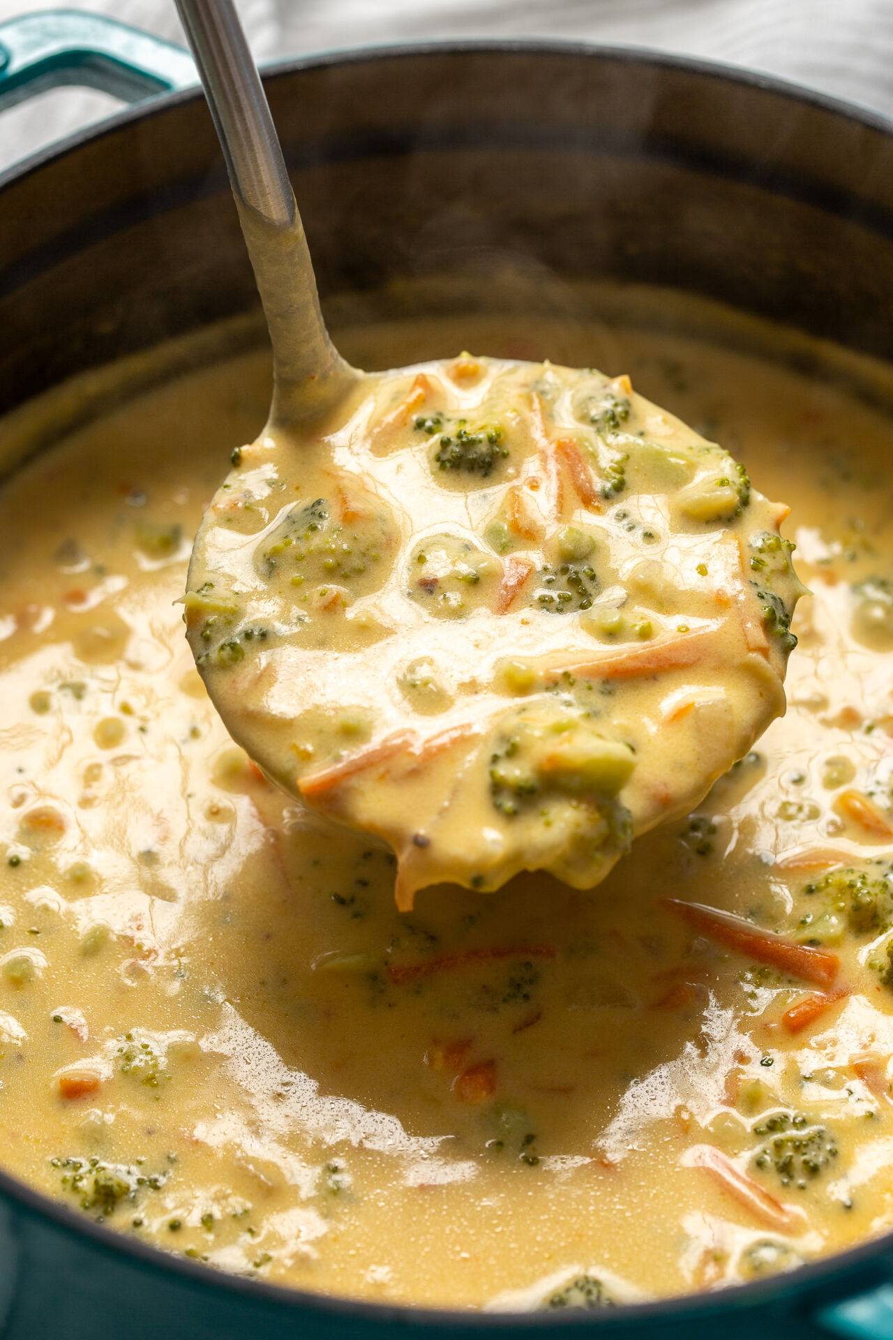 Broccoli Cheddar Soup - Recipe photo by Savingroomfordessert