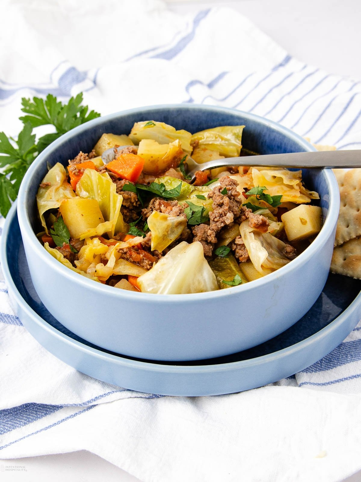 Cabbage Soup with Hamburger - Recipe photo by Intentional Hospitality