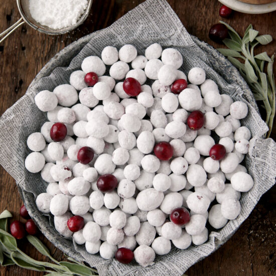 Candied Cranberries - Recipe photo by The Merrythought
