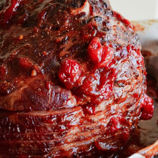 Cherry Glazed Ham - Recipe photo by LivingtheGourmet