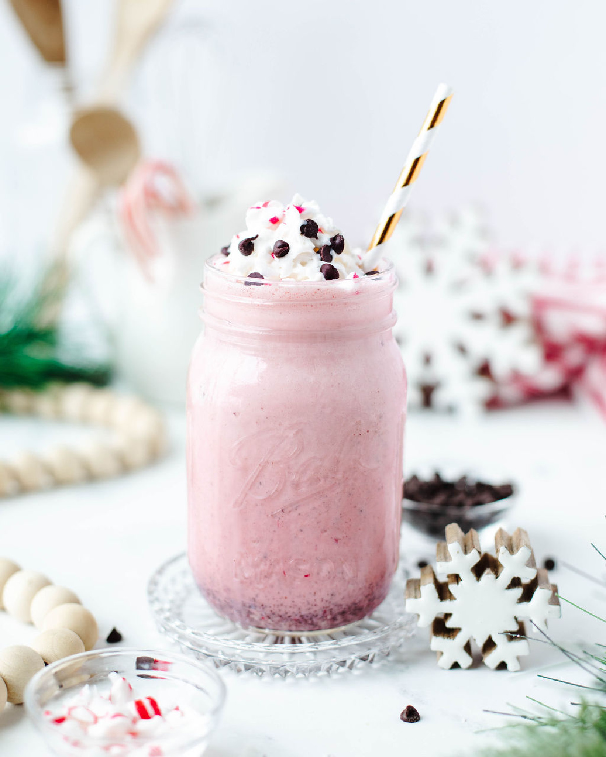Chick Fil A Peppermint Milkshakes - Recipe photo by The Cookin Chicks