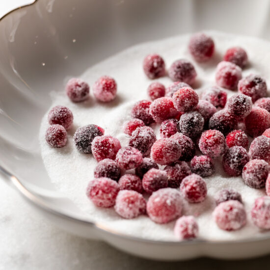 Easy Sugared Cranberries - Recipe photo by poshlittledesigns