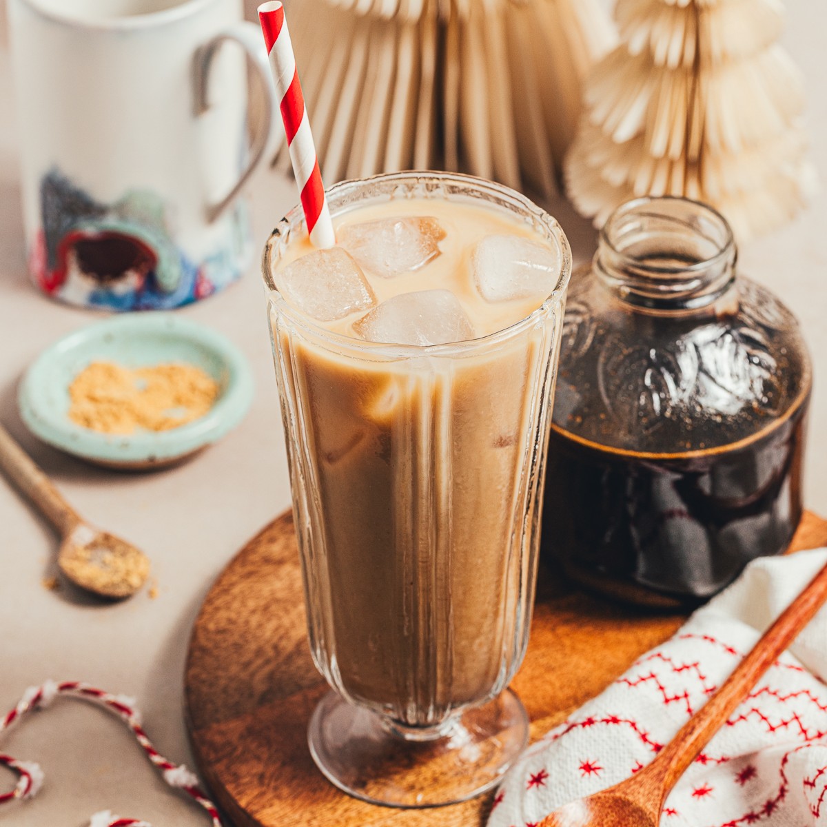 Gingerbread Cold Brew Latte - Recipe photo by sweetmiscellany