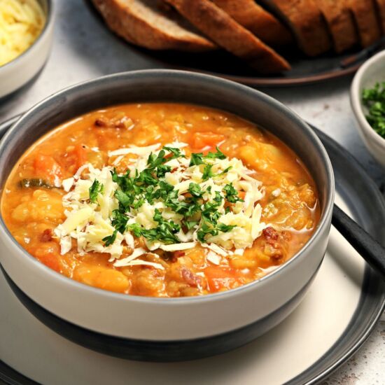 Glenda's Winter Lentil Soup - Recipe photo by FabFood4All